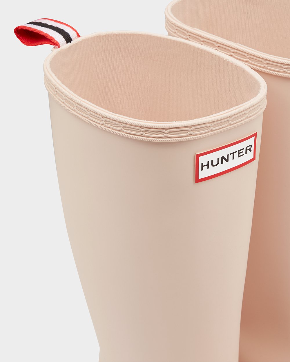 Play Botas Hunter Mujer Gris Rosas/Gris Rojas Original Tall Speckle Rain 365127-NDF